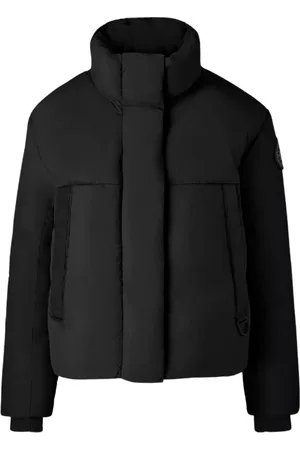 Canada Goose Jakke, Dame, Sort, L, Uld, Sort Pufferjakke Junction Cropped Fit