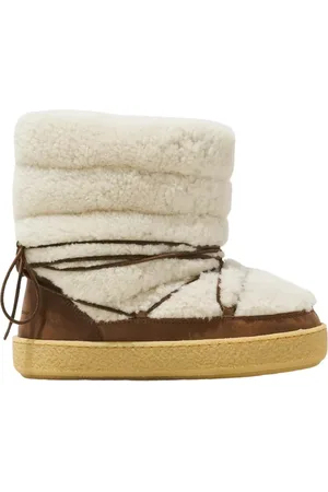 Isabel Marant Sko, Dame, , 37 EU, Bomuld, Sne støvler med logo