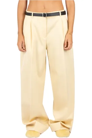 Jil Sander Bukser, Dame, , S, Uld, Wide Leg Bukser