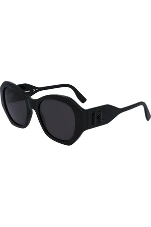 Karl Lagerfeld Tilbehør, unisex, Sort, 54 MM, Uld, Stilfulde solbriller Kl6146S