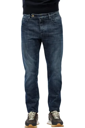 Incotex Jeans, Herre, Blå, W34, Bomuld, Slim-fit Jeans