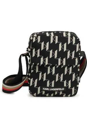 Karl Lagerfeld Taske, Herre, Sort, ONE SIZE, Polyester, Mini Messenger Taske