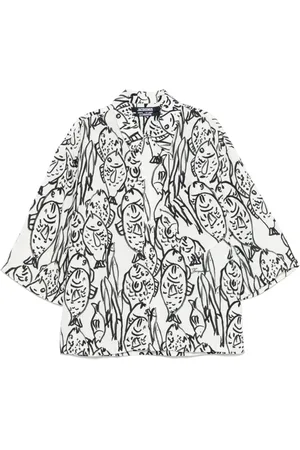 Jacquemus Skjorte, Herre, Hvid, L, Linned, Sort Skjorte