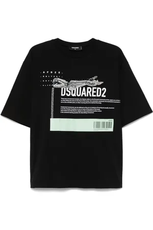 Dsquared2 Top, Herre, Sort, L, Sort Skjorte til Mænd
