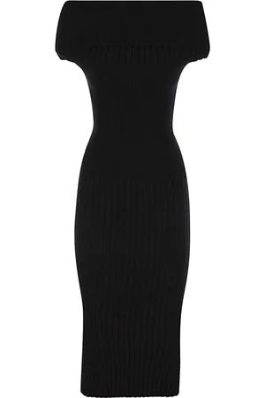 Sportmax Kjole, Dame, Sort, M, Elegant Kjole til Kvinder