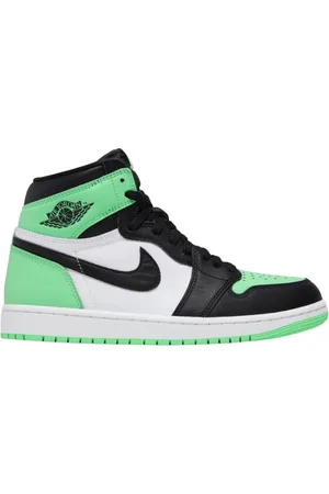 Jordan Sko, Herre, Flerfarvet, 45 EU, Green Glow High Top Sneakers