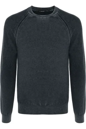 Jacob Cohen Strik, Herre, Blå, M, Cashmere, Navy Cashmere Striktrøje