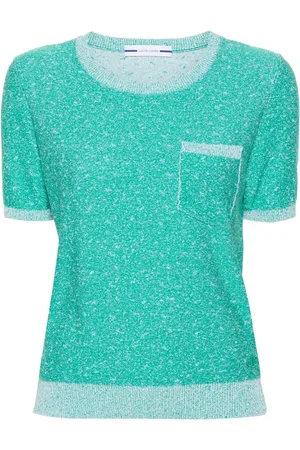 Jacob Cohen Top, Dame, Grøn, M, Bomuld, Soft Blend T-shirt