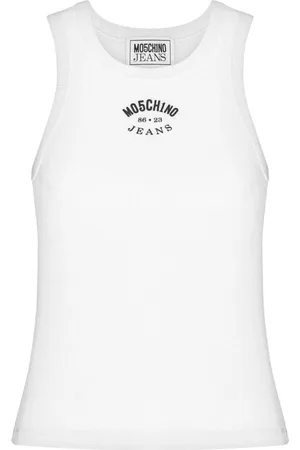 Moschino Top, Dame, Hvid, S, Hvid Top til Kvinder