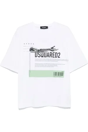 Dsquared2 Top, Herre, Hvid, XS, Hvid Skjorte til Mænd