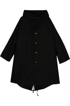 Jil Sander Frakke, Dame, Sort, XS, Uld, Stilfuld Parka Jakke