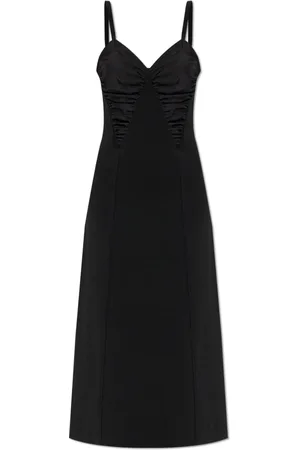 Jil Sander Kjole, Dame, Sort, S, Bomuld, Strappy Dress