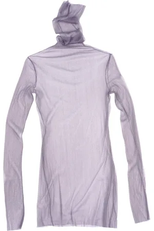 Cortana Top, Dame, Grå, L, Tyl, tyl svane, stål top