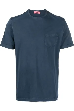 DRUMOHR Top, Herre, Blå, 2XL, Blå Mørk T-Shirt