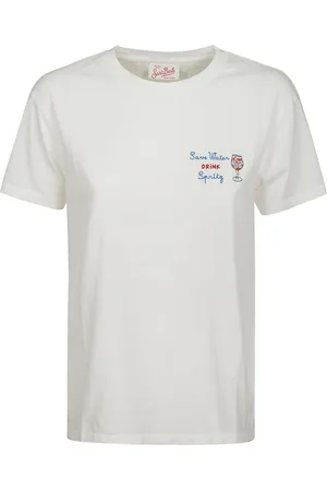 MC2 SAINT BARTH Top, Dame, Hvid, XL, Bomuld, T-shirts