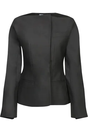 Jacquemus Jakke, Dame, Sort, 2XS, Uld, La Veste Spalla Jacket