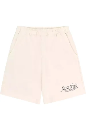 Sporty & Rich Shorts, Dame, , XS, Bomuld, Bomuldsshorts Høj Talje Løstsiddende