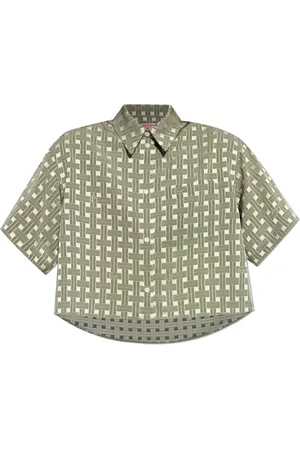 Kenzo Bluser & Skjorter, Dame, Flerfarvet, XS, Uld, Skjorte med ternet mønster