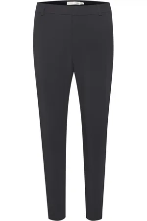 INWEAR Bukser, Dame, Blå, 2XL, Tyl, Slim Fit Bukser