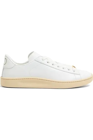 VALENTINO GARAVANI Sko, Dame, Hvid, 39 EU, Uld, Hvide Sneakers med VLogo Signature