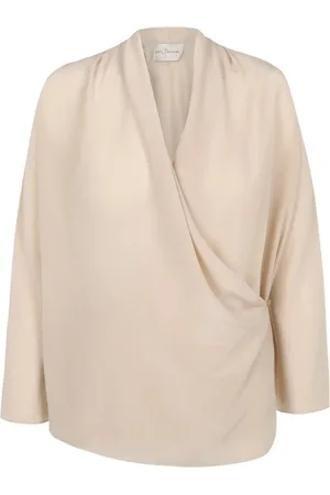 Cortana Bluser & Skjorter, Dame, , XL, Silke Cross-Front Top med V-hals