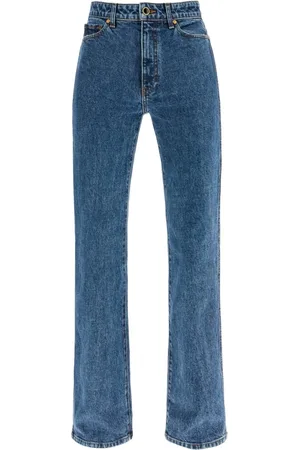 Khaite Jeans, Dame, Blå, W29, Bomuld, Stretchy Danielle High-Waisted Jeans