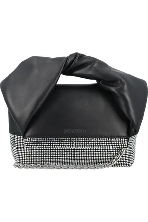 J.W.Anderson Taske, Dame, Sort, ONE SIZE, Uld, Twister Taske med Krystaller