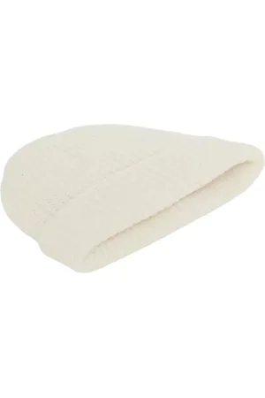 YVES SALOMON Tilbehør, unisex, Hvid, ONE SIZE, Cashmere, Cashmere Beanie Hue