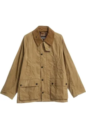 Barbour Jakke, Herre, Brun, S, Bomuld, Oversized Bedale Casual Jacket Golden Khaki