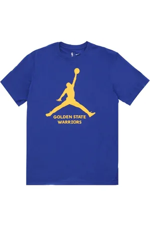 Jordan Sport, Herre, Blå, L, Bomuld, Golden State Warriors T-shirt