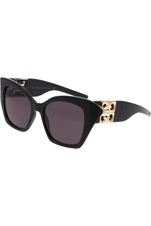 Givenchy Tilbehør, unisex, Sort, 54 MM, Uld, Kat Øje Solbriller Stilfuldt Model