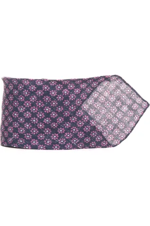 Kiton Tilbehør, Herre, Lilla, ONE SIZE, Luksuriøs Silke Slips
