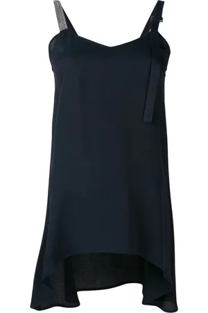 Fabiana Filippi Top, Dame, Blå, S, Blå Donna Top Dame Mode
