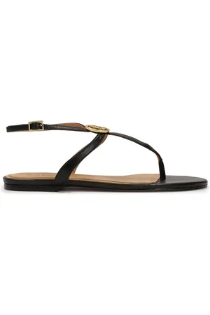 Kazar Sko, Dame, Sort, 39 EU, Uld, Sort flip flop-stil sandaler
