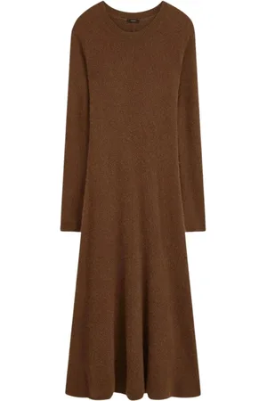 Joseph Kjole, Dame, Brun, M, Cashmere, Børstet Cashmere Kjole