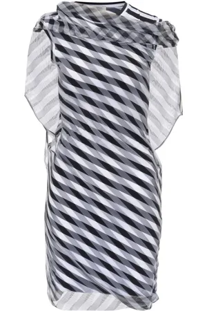 Sportmax Kjole, Dame, Flerfarvet, M, Uld, Stilfuld Oreste Top