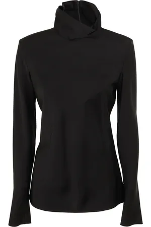 Jil Sander Strik, Dame, Sort, XS, Turtleneck