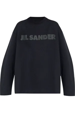 Jil Sander Top, Dame, Sort, S, Bomuld, Casual bomulds T-shirt