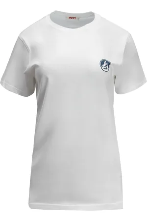 Jott Top, Dame, Hvid, XS, Bomuld, Pietro Logo Unisex T-shirt
