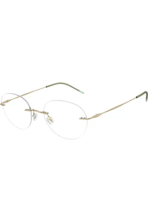 Giorgio Armani Tilbehør, Herre, Gul, 52 MM, Mode Briller Ar5147 i Sort