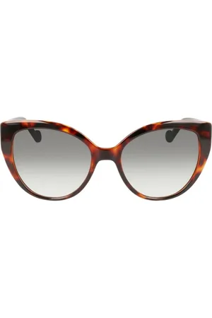Liu Jo Tilbehør, Dame, Brun, ONE SIZE, Cat Eye Acetat Solbriller