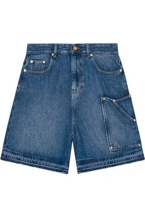 Ganni Shorts, Dame, Blå, W28, Denim, Blå Denim Shorts