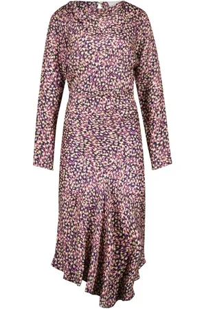 Isabel Marant Kjole, Dame, Flerfarvet, XS, Silk Blend Ulani Kjole