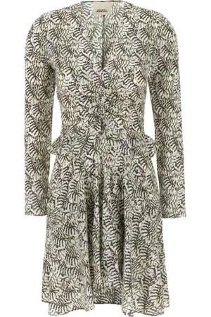 Isabel Marant Kjole, Dame, Flerfarvet, 2XS, Uld, Chic Abiti Kjole
