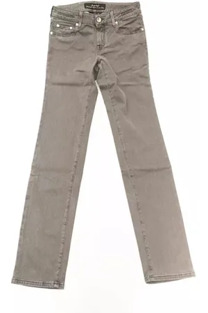 Jacob Cohen Jeans, Dame, Grå, W29, Vintage Grå 5-Pocket Jeans