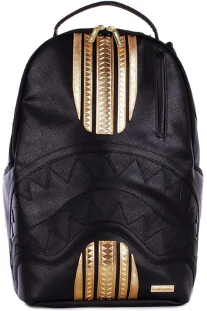 Sprayground Taske, unisex, Sort, ONE SIZE, Uld, Sort rygsæk med frontlogo