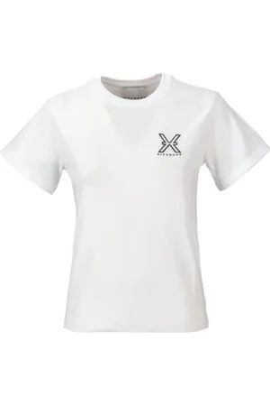John Richmond Top, Dame, Hvid, S, Bomuld, Logo T-shirt