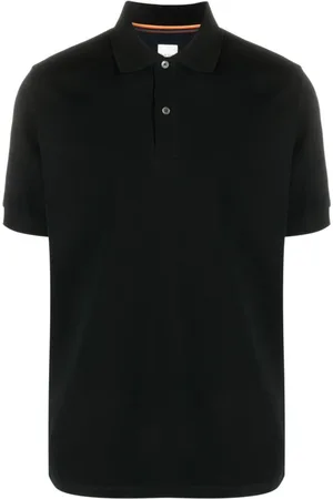 Paul Smith Top, Herre, Sort, S, Bomuld, Sort Bomuld Polo Krave T-shirt