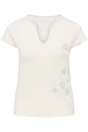 Zadig & Voltaire Top, Dame, , XS, Regn Strass Tunisien T-shirt
