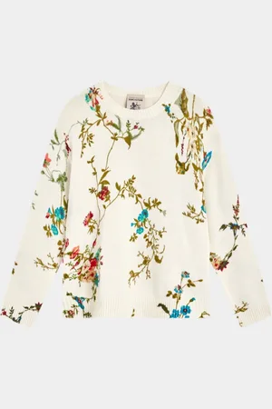 SEMICOUTURE Strik, Dame, , XS, Bomuld, Trykt Bomuldssweater